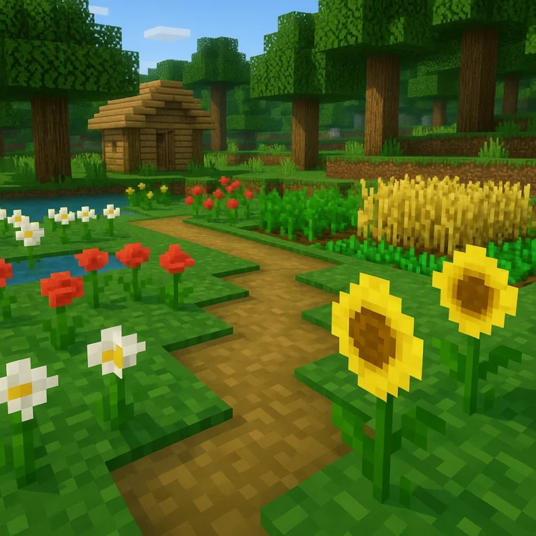 Minecraft Garden