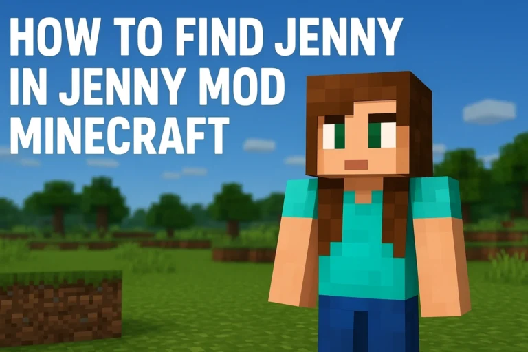 How to Find Jenny in Jenny Mod Minecraft