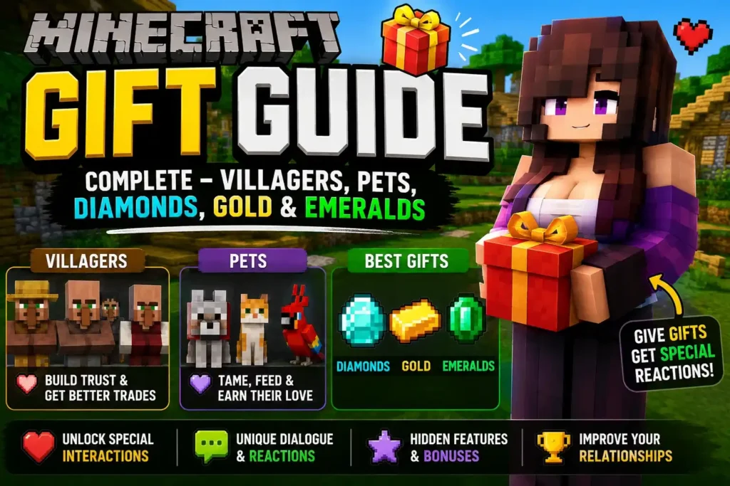 Minecraft Gift Guide (Complete — Villagers, Pets, Diamonds, Gold & Emeralds) 1 Minecraft Gift Guide (Complete — Villagers, Pets, Diamonds, Gold & Emeralds)